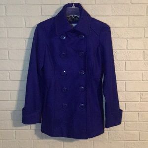 dELIA’S Royal Blue Wool Pea Coat